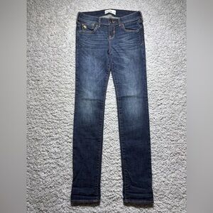 Abercrombie Kids Jeans Boys 14 Straight Dark Wash Classic Stretch Denim Preppy